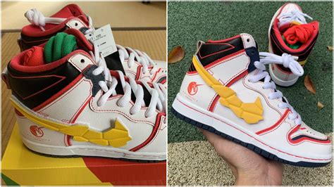 nike gundam fake